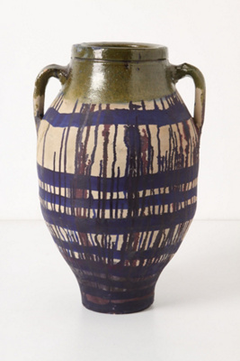 Dripped Olea Pot, Navy