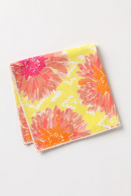 Chit & Chat Napkin, Yellow Sky