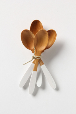 Two-Toned Wood Spoon Set