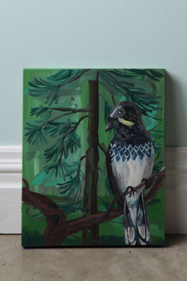 Oiseau Dans Les Sapins By Nathalie Lete