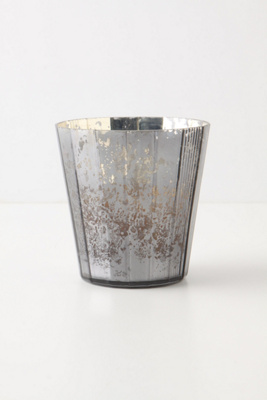 Silvered Votive, Faceted