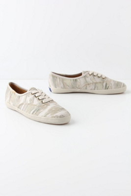 Embroidered Ikat Sneakers