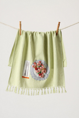 Palmer's Cove Dishtowel, Shrimp