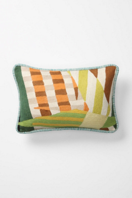 Colorfield Collage Pillow, Small