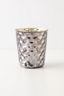 Silvered Votive, Honeycomb 