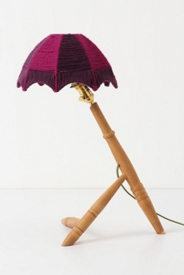 Timber Legs Lamp, Wine