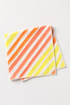 Chit & Chat Napkin, Slanted Stripes