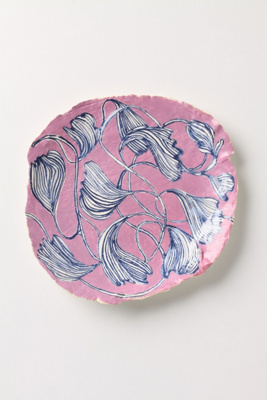 Pink Fleurs Plate