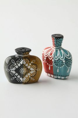 Anthropologie   La Boheme Salt and Pepper Shakers  