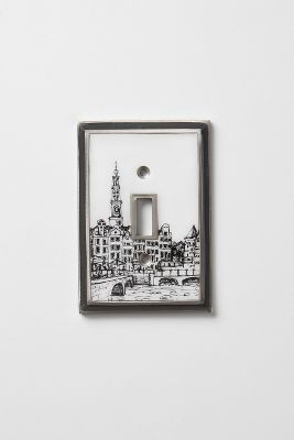 Anthropologie   Rooftops Switchplate, Single  