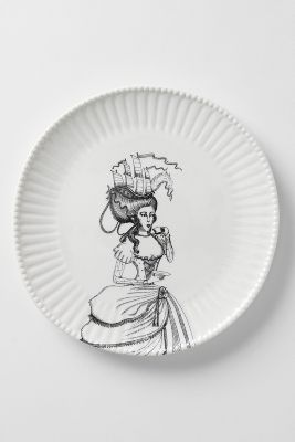 Anthropologie   Ladies In Waiting Dinner Plate  