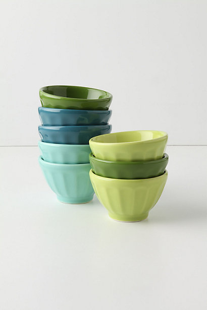 Green and Blue Mini Bowls