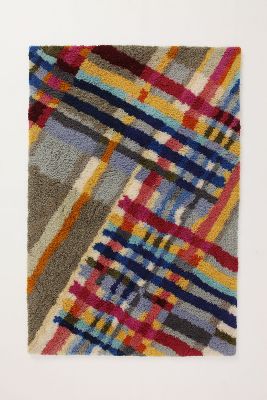 Anthropologie   Timely Tartan Rug  