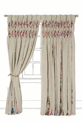 Origami Garden Curtain   Anthropologie