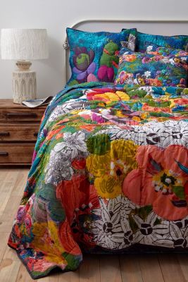 Anthropologie   Lush Landscape Quilt  