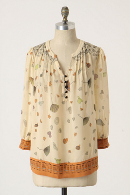 Anthropologie   Raining, Pouring Blouse  