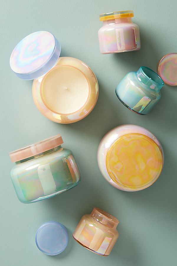 Capri Blue Iridescent Jar Candle | Anthropologie