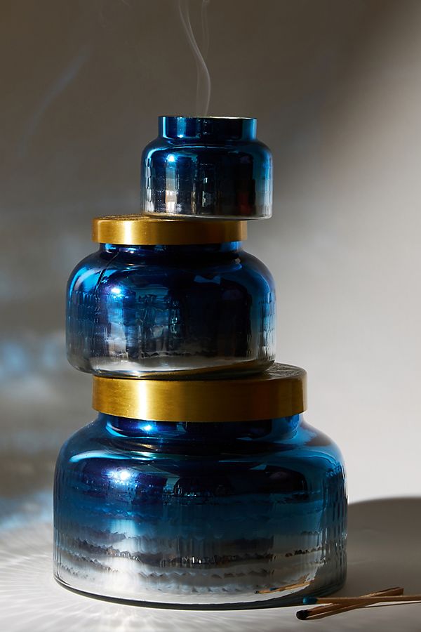 Capri Blue Iridescent Jar Candle | Anthropologie