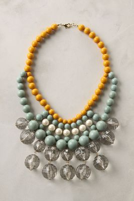 Anthropologie   New Growth Bib Necklace  