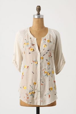 Anthropologie   Lush Lattice Shirt  