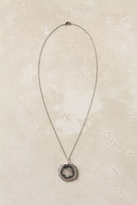 Anthropologie   Amethyst Stalactite Necklace  