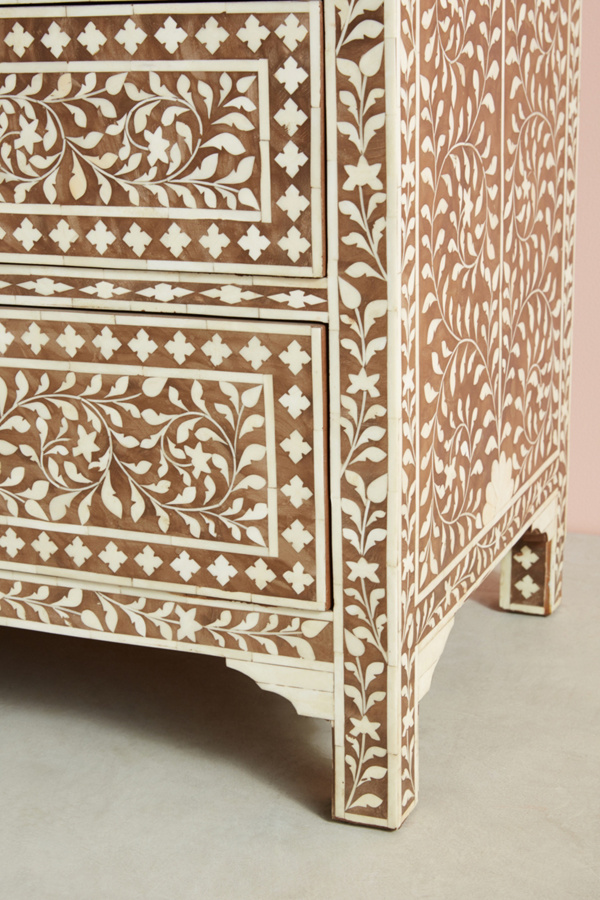 Bone Inlay ThreeDrawer Dresser Anthropologie