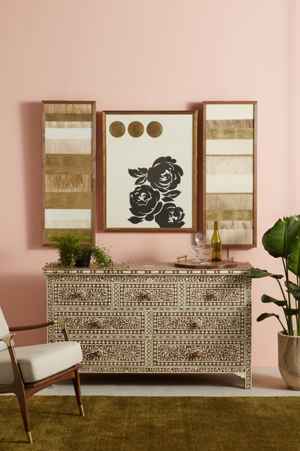 Bone Inlay ThreeDrawer Dresser Anthropologie