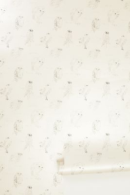 Little Owl Wallpaper   Anthropologie