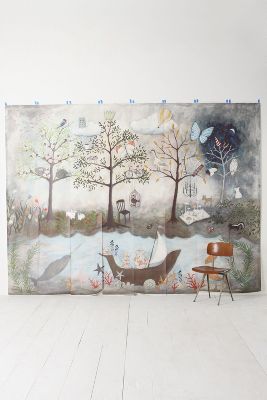 Enchanted Forest Mural   Anthropologie