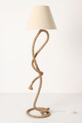 Paused Rope Floor Lamp   Anthropologie