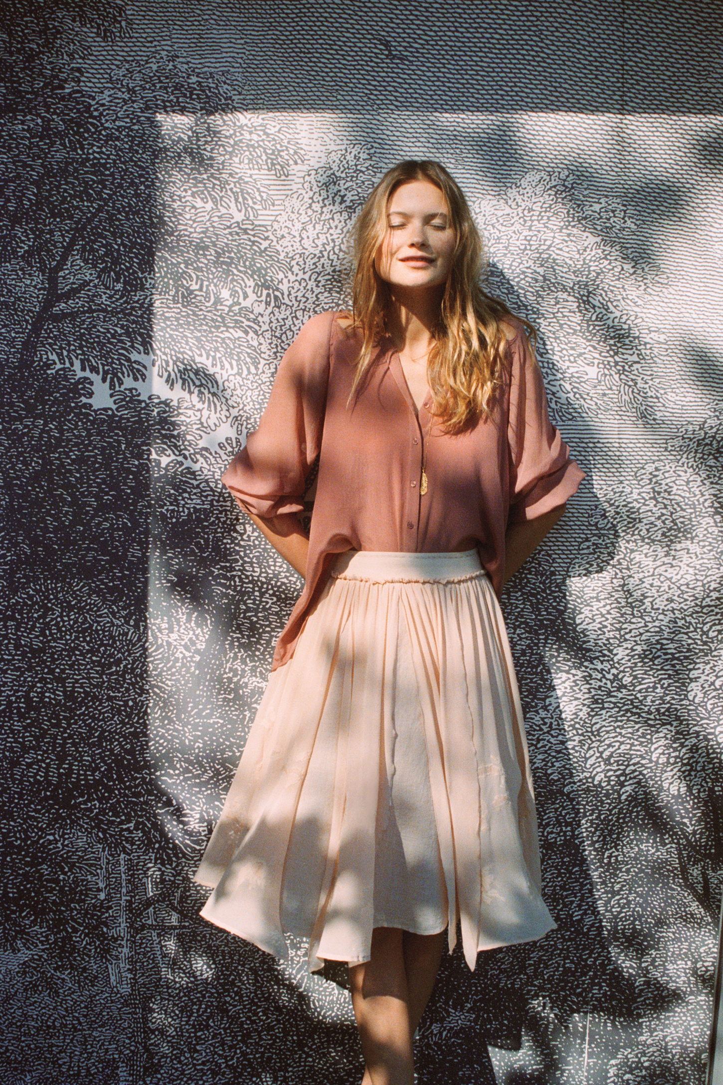 Etched Arcadia Mural Anthropologie