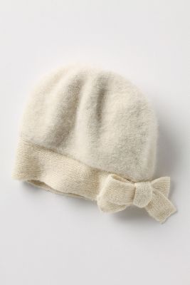 Rumpled Bowtie Beanie   Anthropologie