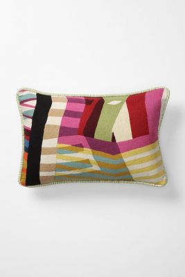 Anthropologie   Colorfield Collage Pillow, Large  