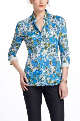 Hanalei Buttondown, Floral