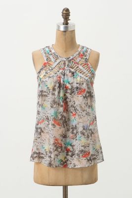 Printed Template Tank   Anthropologie