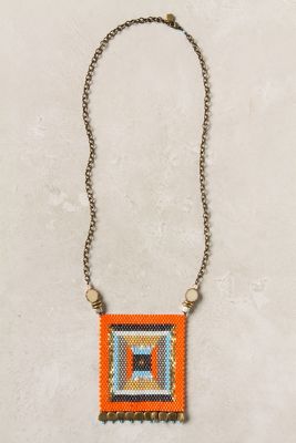 Banderole Beads Necklace   Anthropologie