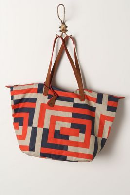 Broken Squares Tote   Anthropologie