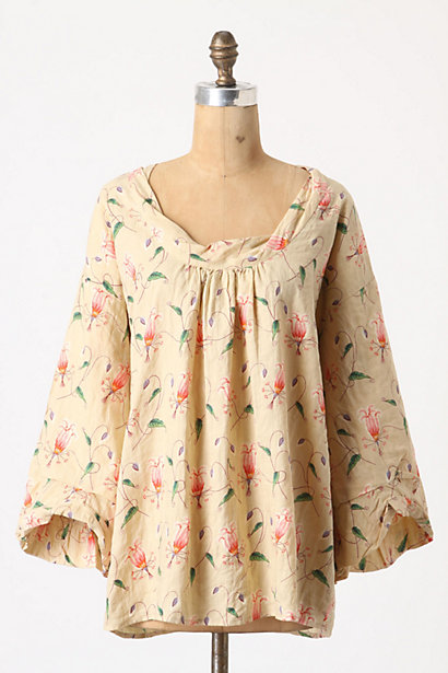 Sketched Rosemallow Top - Anthropologie.com