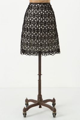 Dilated Lace Skirt   Anthropologie