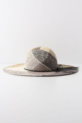 Tri Hued Floppy Hat   Anthropologie