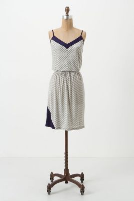 Pinstripe Blouson Chemise   Anthropologie