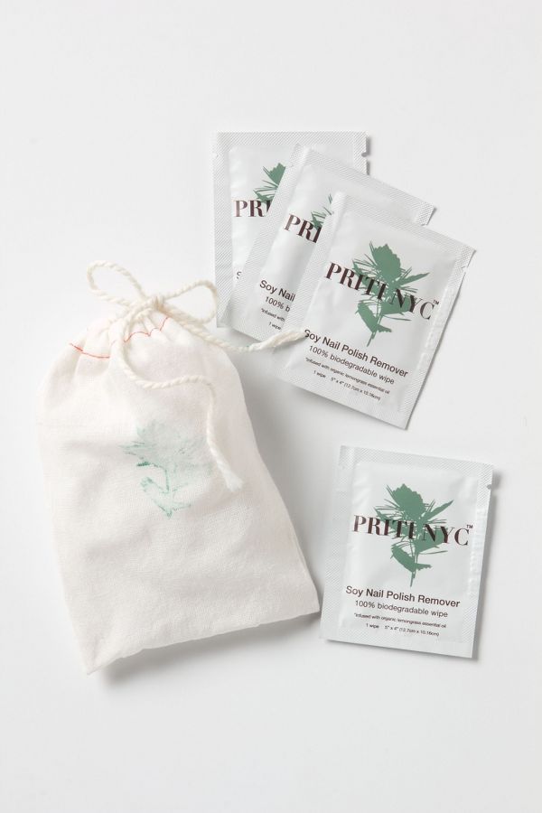 Priti NYC Soy Nail Polish Remover Wipes