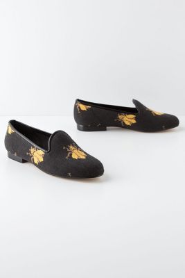 Womens Flats  Anthropologie  Colorful, Printed, Embellished 