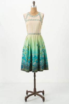 Ombre Chameli Dress   Anthropologie