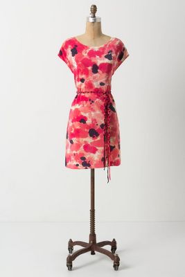 silk dress   Anthropologie