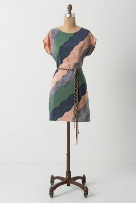 silk dress   Anthropologie