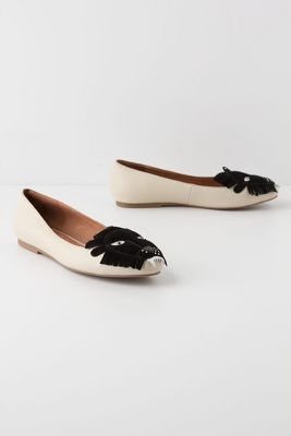 Handpainted Taika Flats   Anthropologie