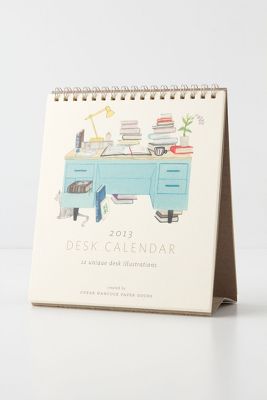 Literal Desk Calendar   Anthropologie