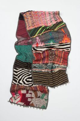 Sequence Patchwork Scarf   Anthropologie