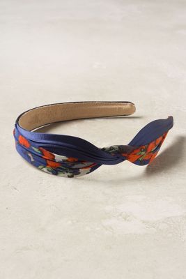 Twined Satin Headband   Anthropologie